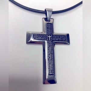 Mexican Men’s Cross Pendant Necklace